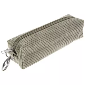Corduroy Pouch With Clip