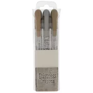 Metallic Distress Crayons - 3 Piece Set