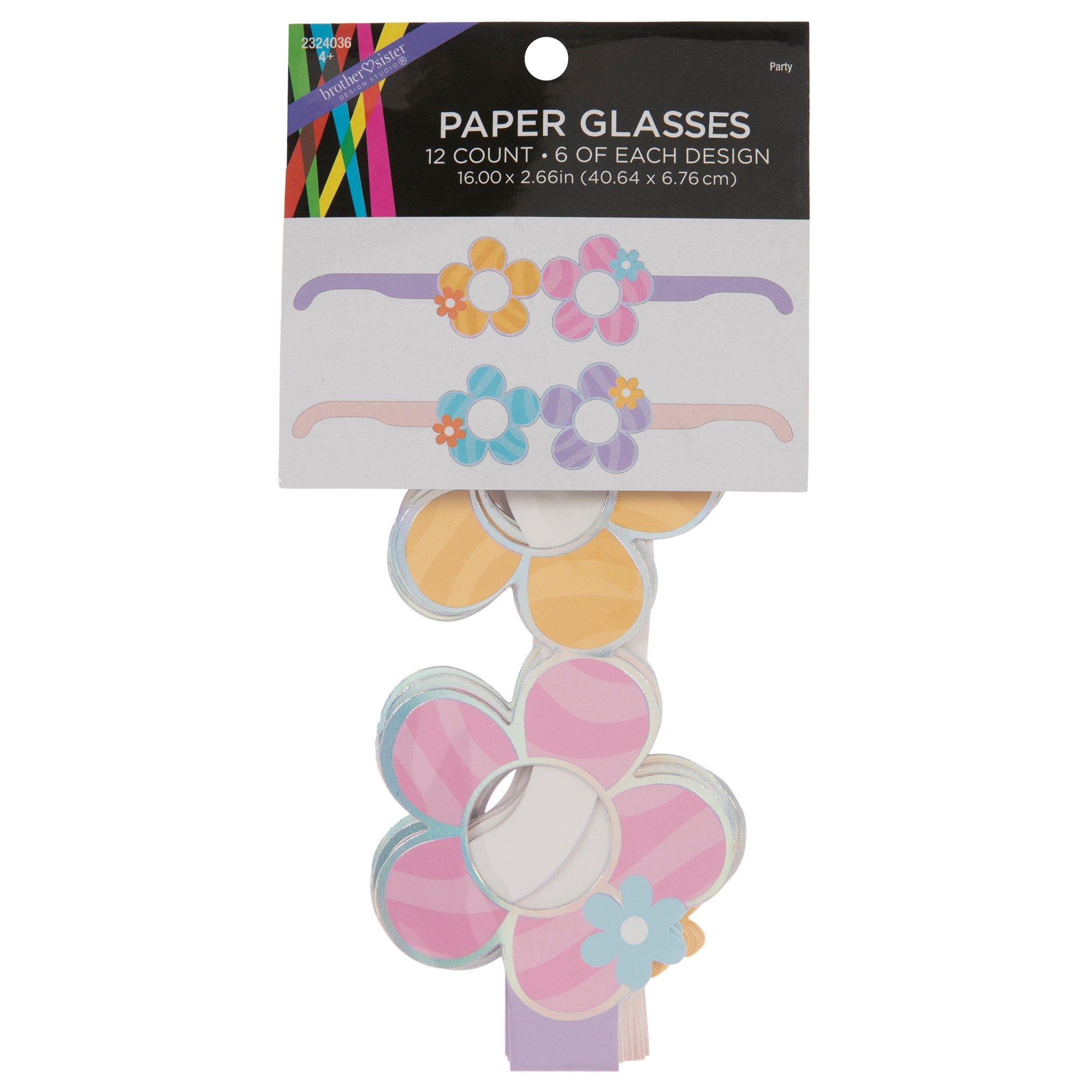 Retro Daisy Paper Glasses Hobby Lobby 2324036