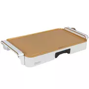 White & Gold Extra Large Griddle