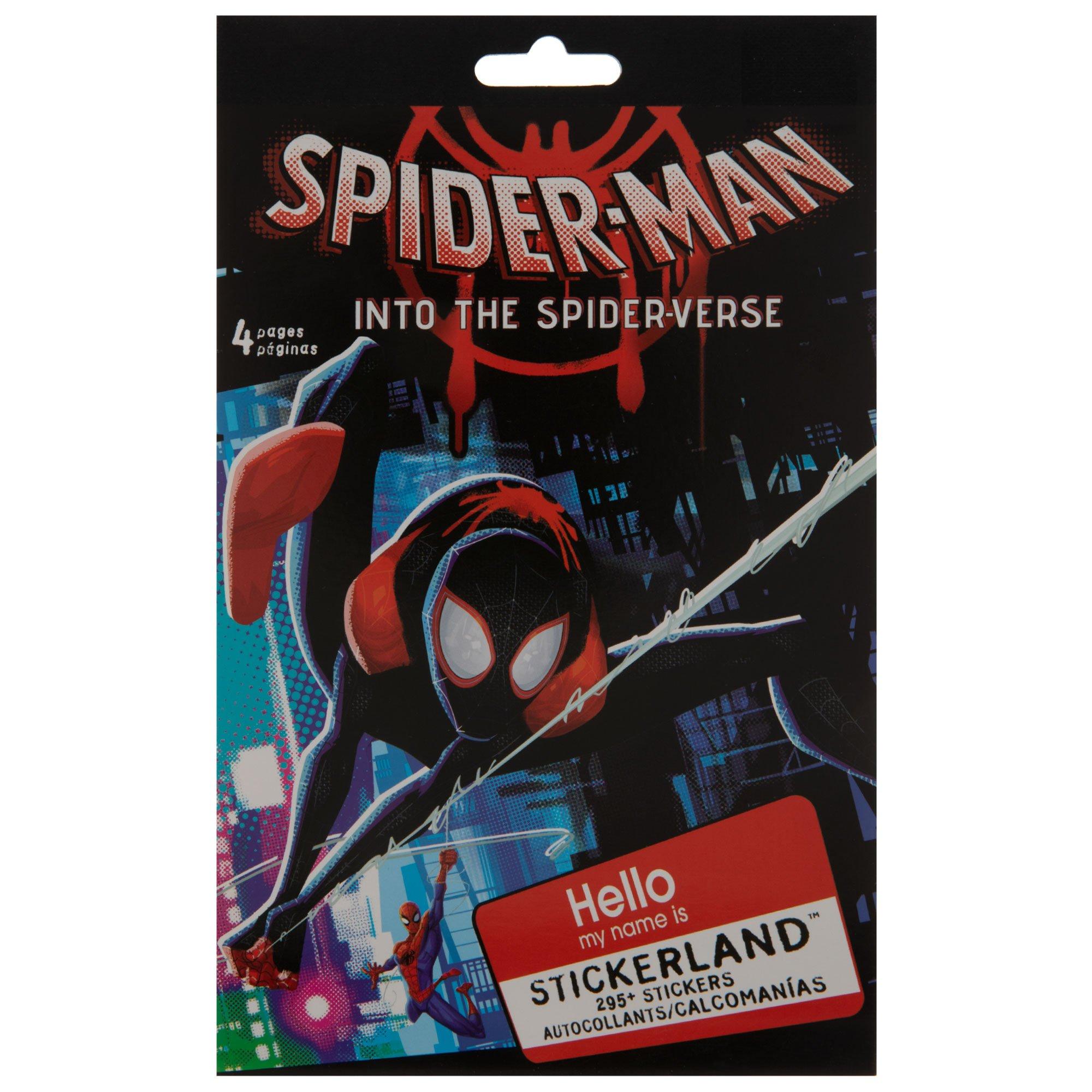 SpiderMan Into The SpiderVerse Stickerland Stickers Hobby Lobby