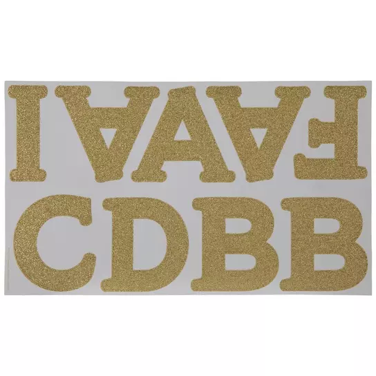 Alphabet Letters : Star Gold Sticker Sheet ABC Teacher Vinyl Planner  Scrapbook