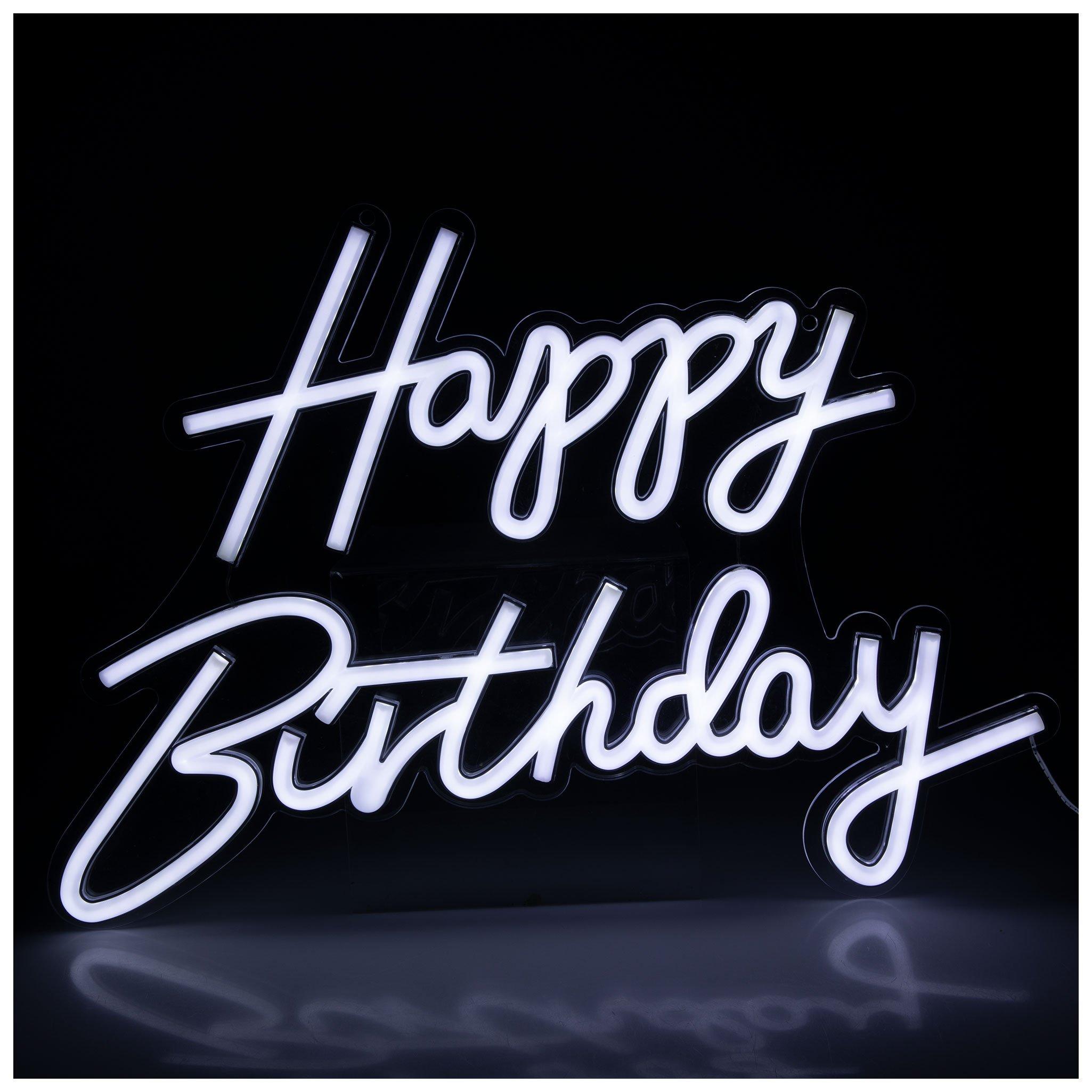 Party Happy Birthday Neon Sign, happy birthday light up sign – LUCKYNEON