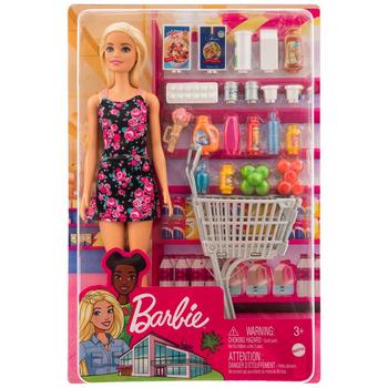 Barbie Doll & Grocery Accessories