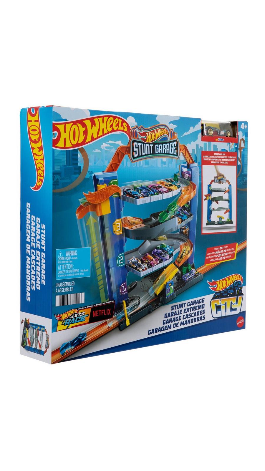【メロンソーダ】have fun garage PLATE SET Hot Wheels City Ultimate Garage Playset, 4 Levels, 2 Cars
