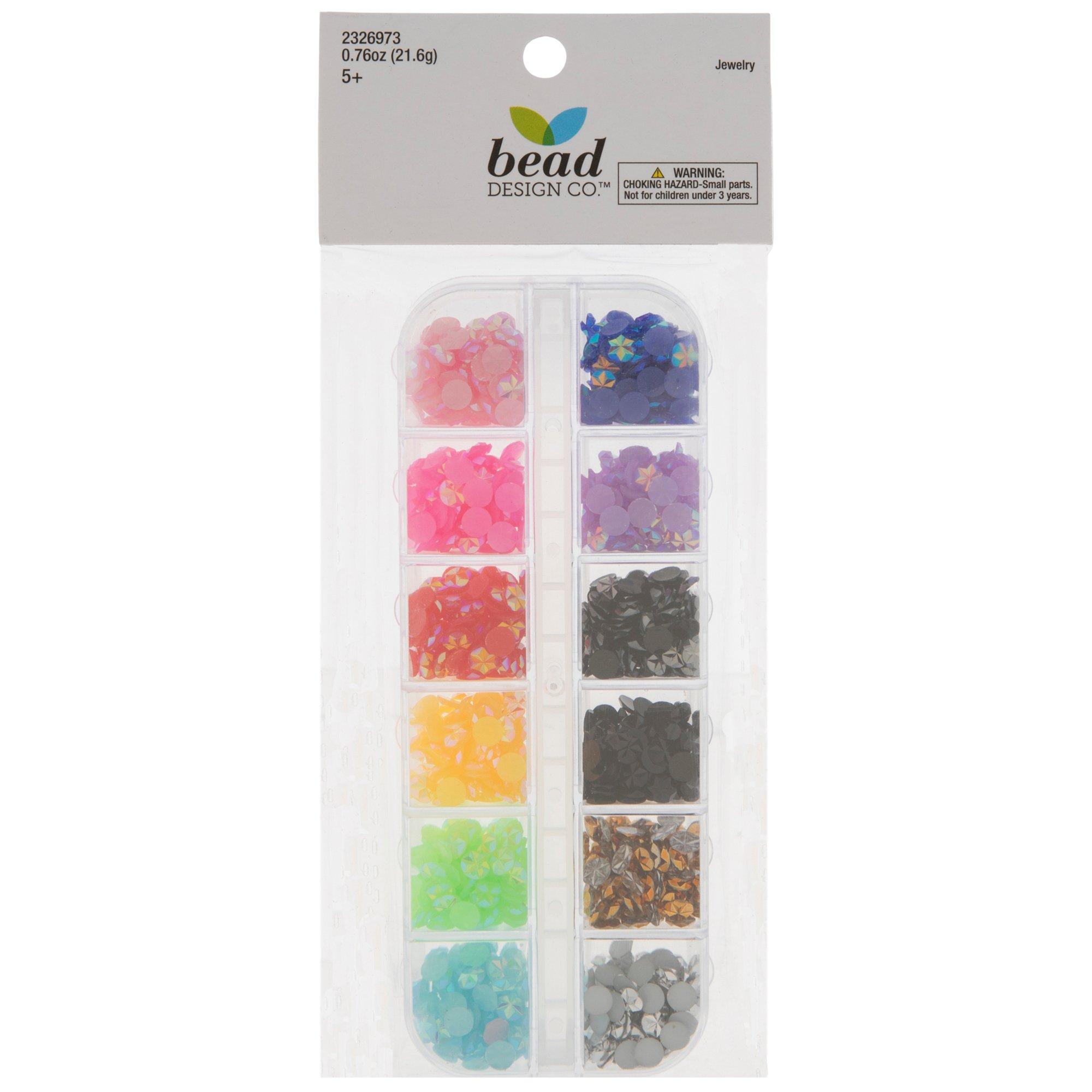 MultiColor Carved Flower Flatbacks Hobby Lobby 2326973