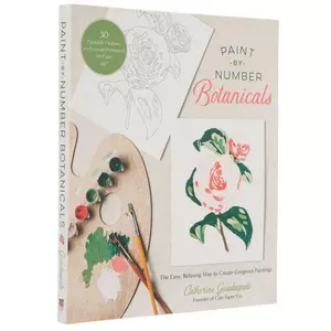 Paint By Number Botanicals Book