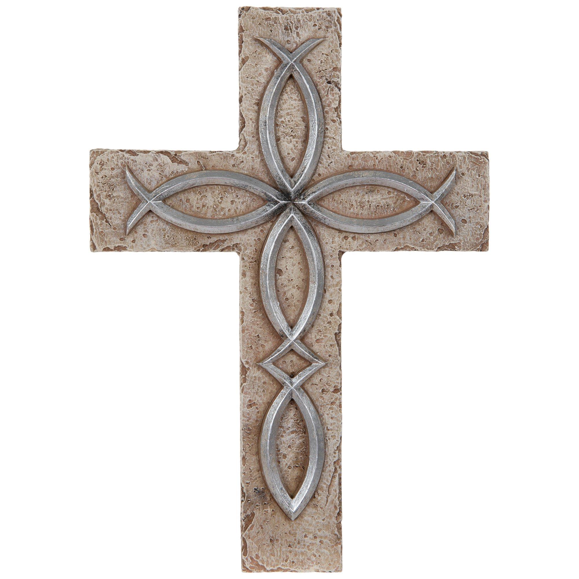 Ichthys Layered Wall Cross Hobby Lobby 2327807