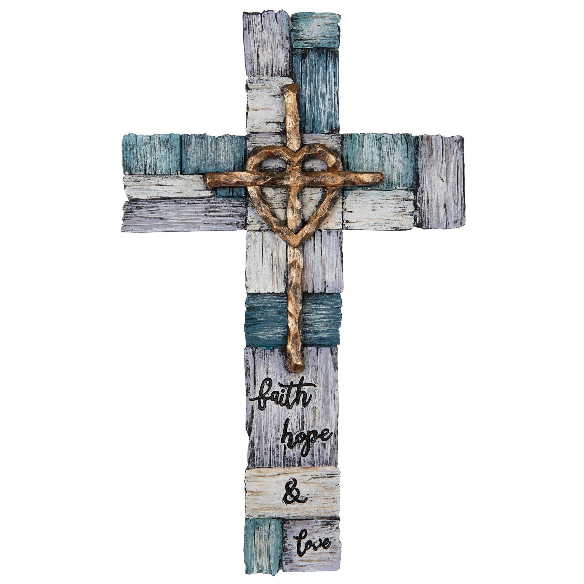 Faith, Hope & Love Wall Cross Hobby Lobby 2327849