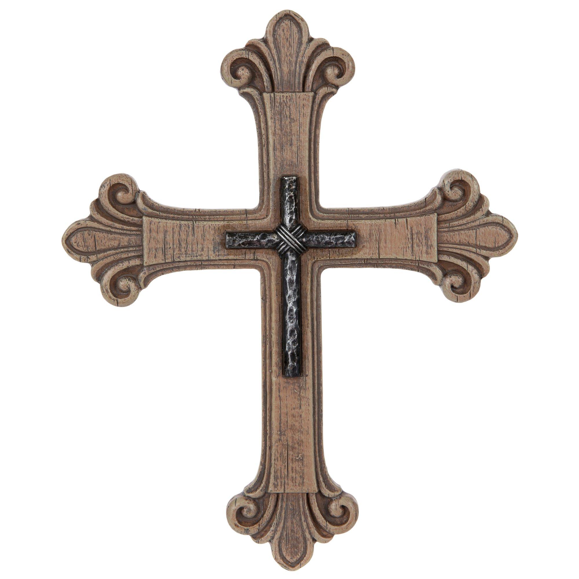 FleurDeLis Layered Wall Cross Hobby Lobby 2327864