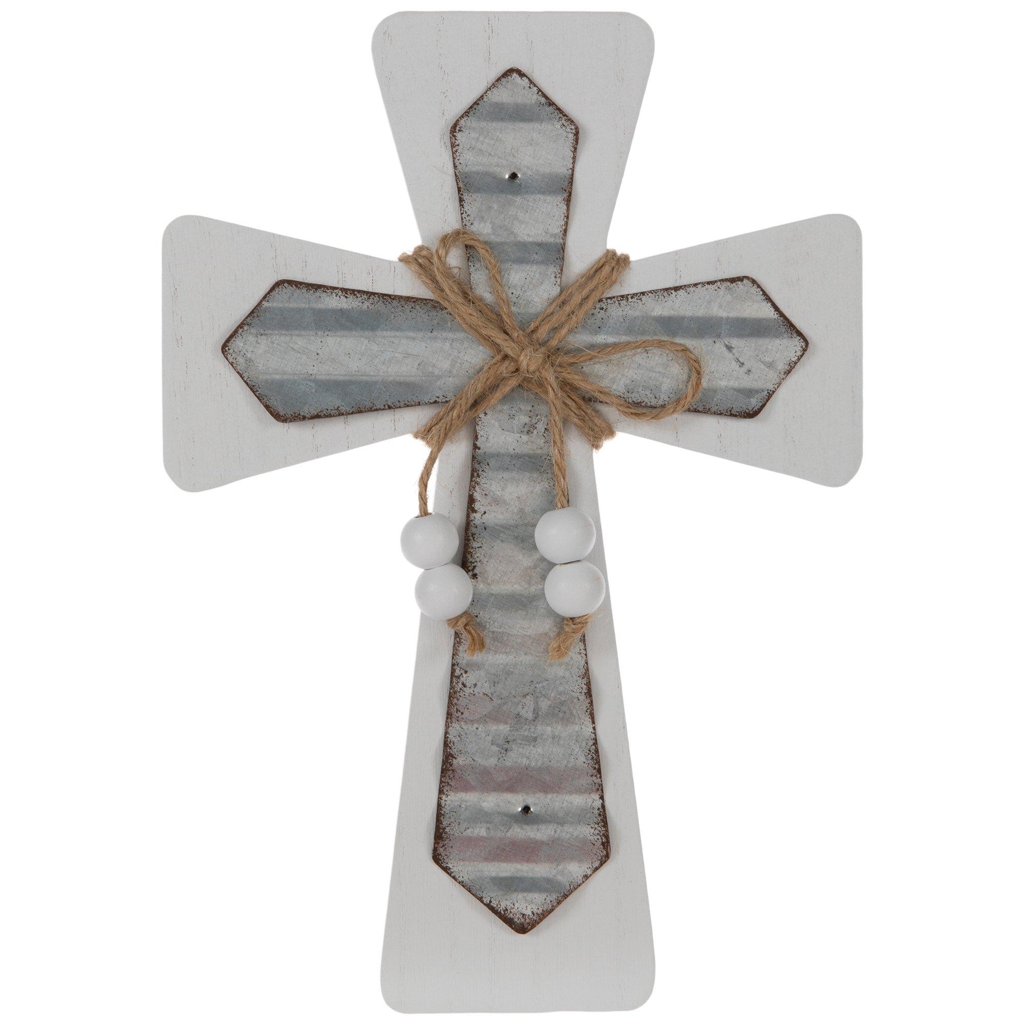 Galvanized Metal Layered Wall Cross Hobby Lobby 2328029