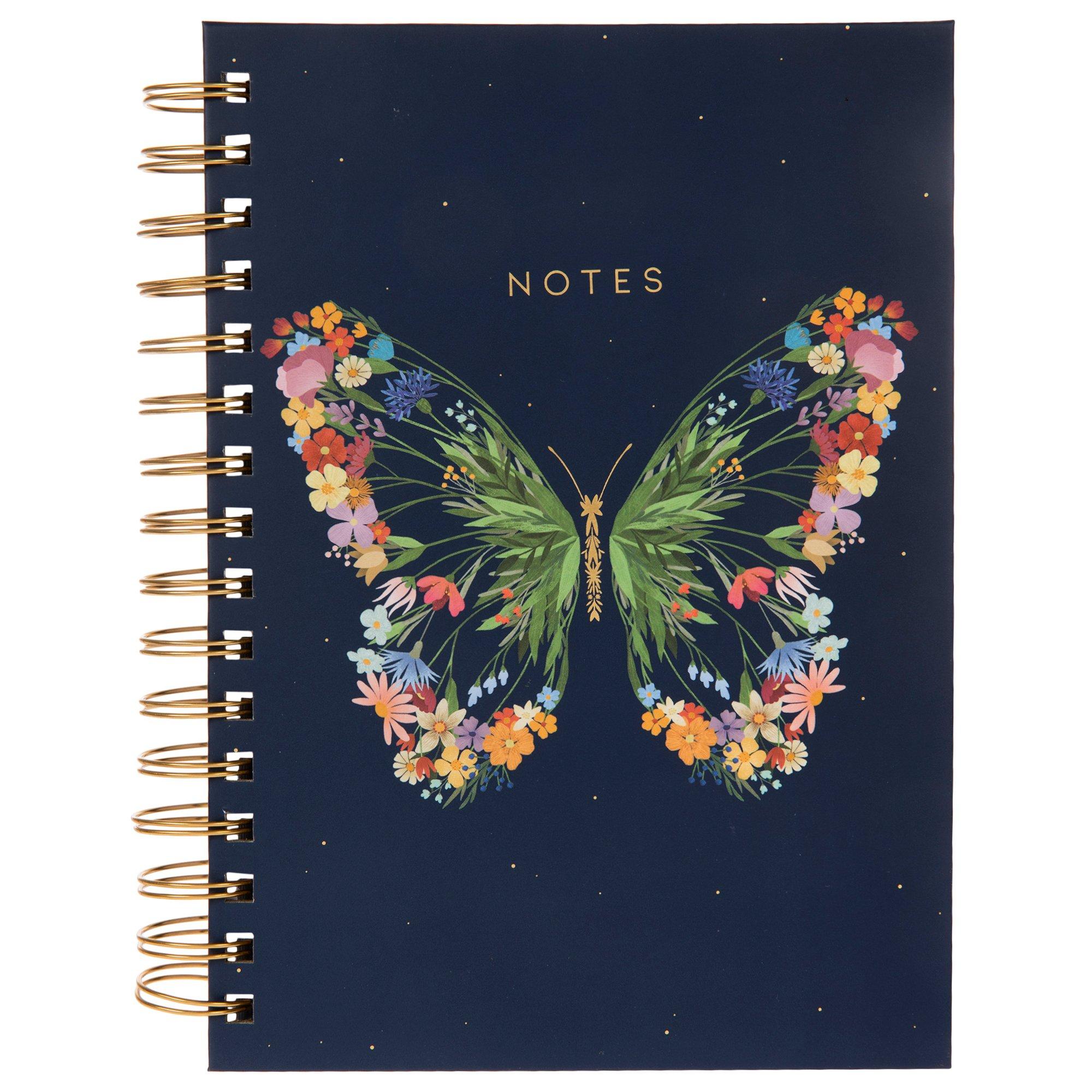 Garden Butterfly Floral Spiral Notebook Hobby Lobby 2328649