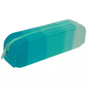 Display of round silicone pencil cases Fluor Collection