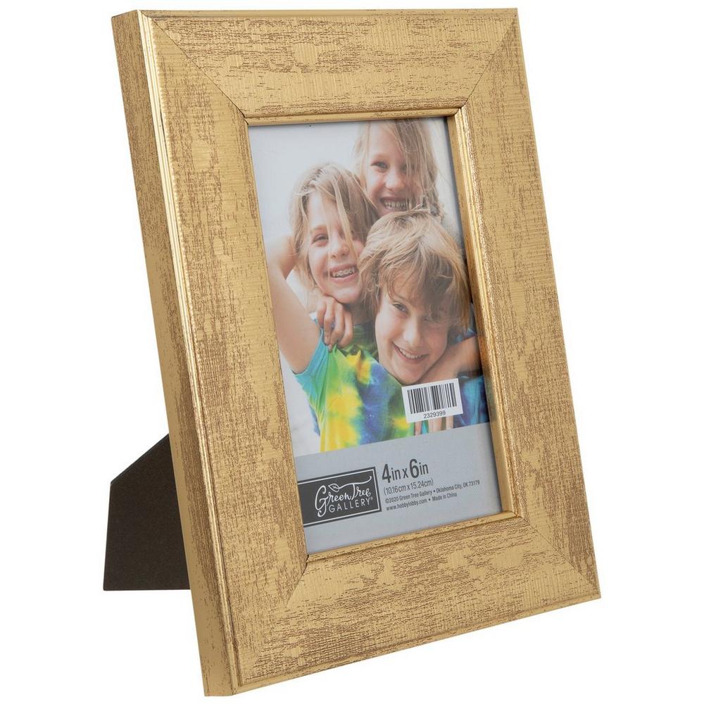 Gold Wood Grain Picture Frame