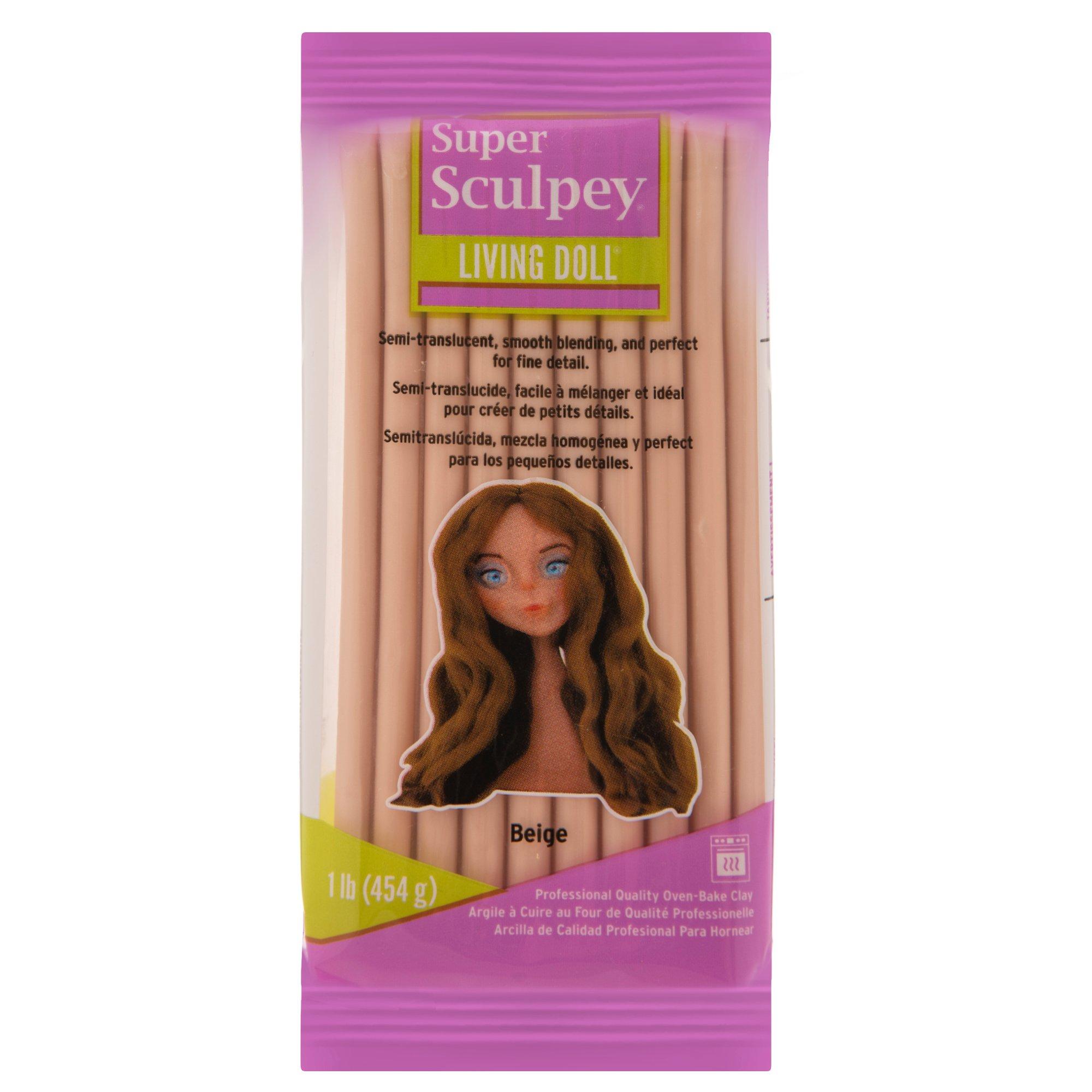 Super Sculpey Living Doll Clay 1lb - 715891114285