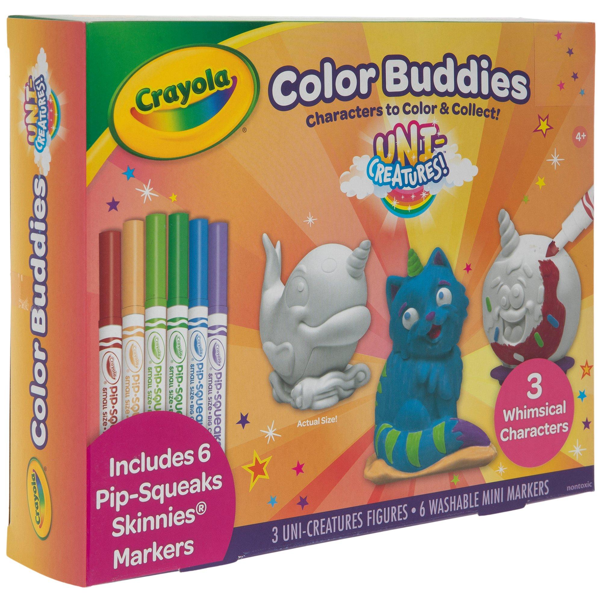 Crayola Uni-Creatures Mini Art Coloring Set, Holiday Gifts, Markers &  Crayons, Child, 100+ Pieces 