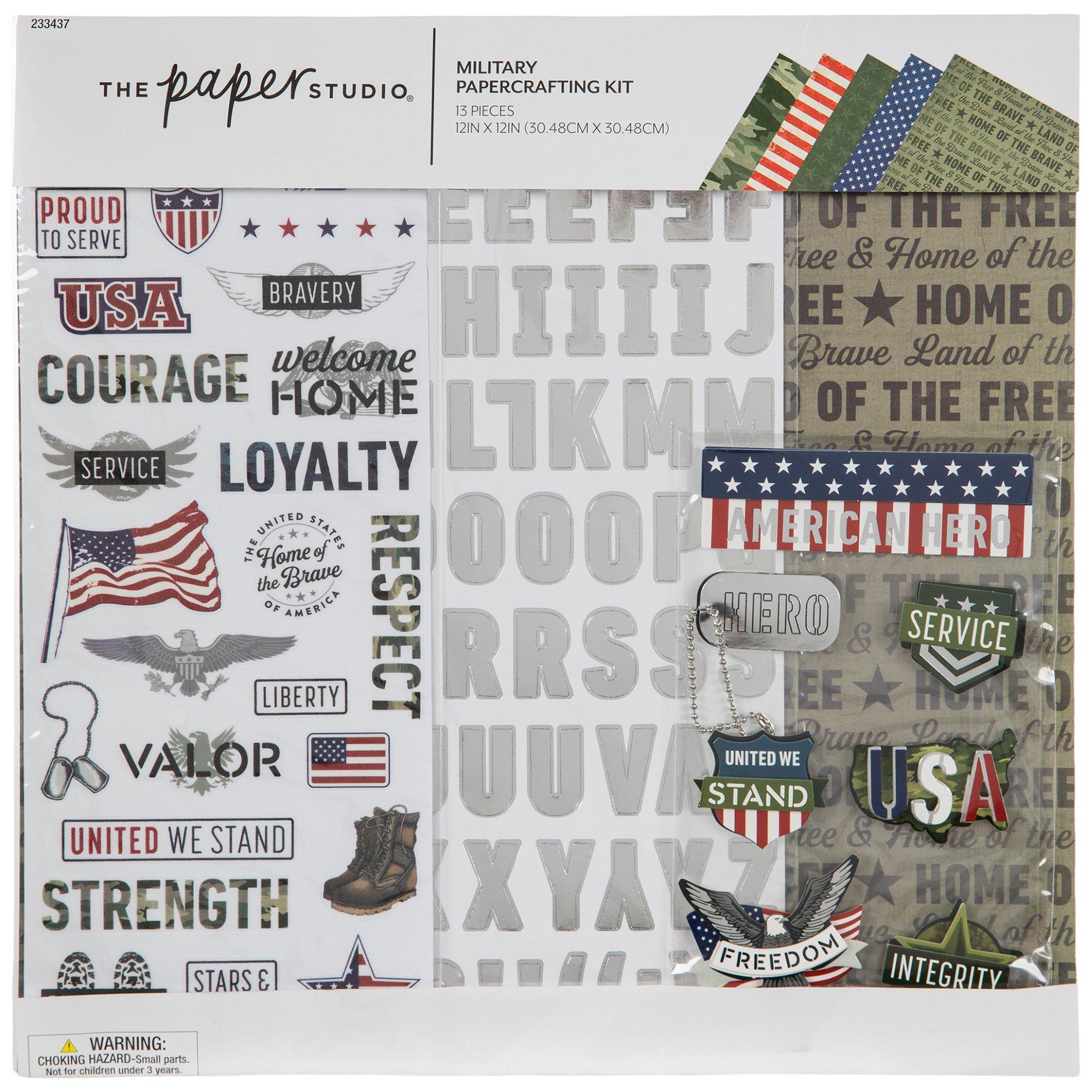 Military Scrapbook Kit Hobby Lobby 233437