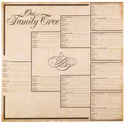 Family Tree Scrapbook Paper - 12" x 12"