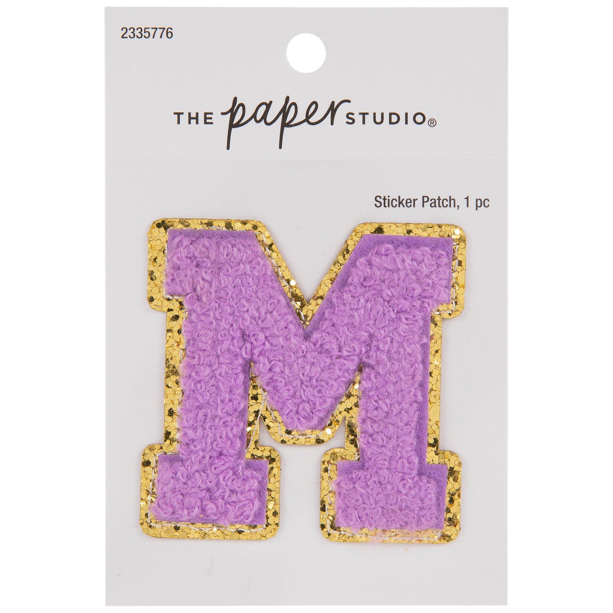 Letter Chenille Patch Sticker