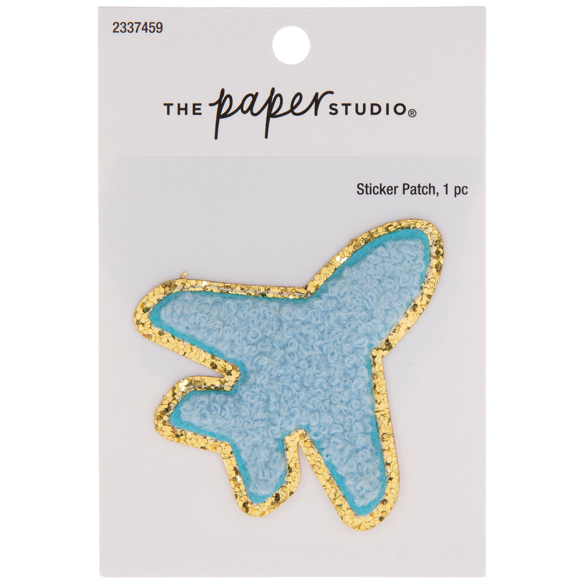Blue Airplane Patch Sticker Hobby Lobby 2337459