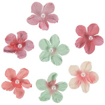 Pastel Flower Embellishments