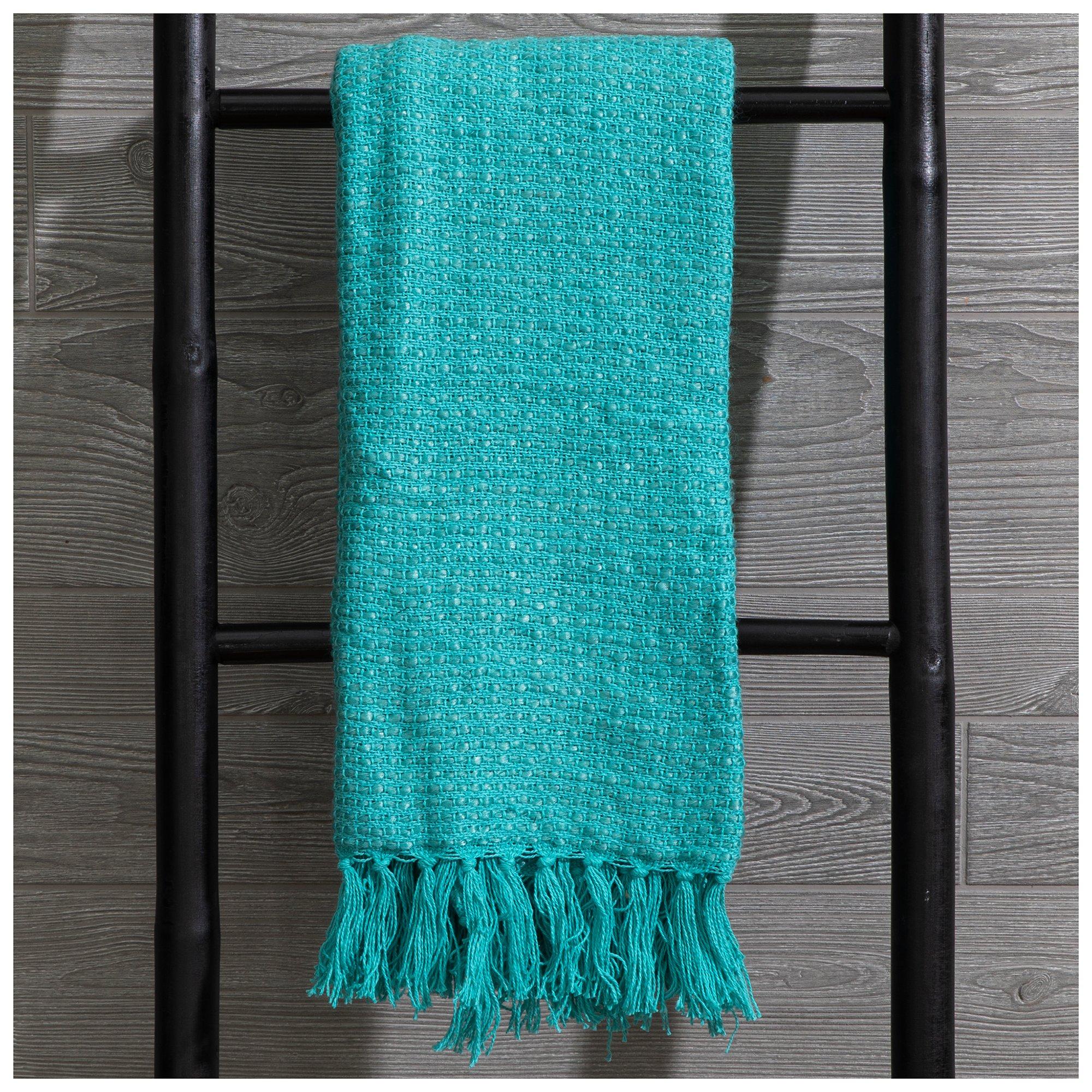 Woven Fringed Throw Blanket Hobby Lobby 2337731
