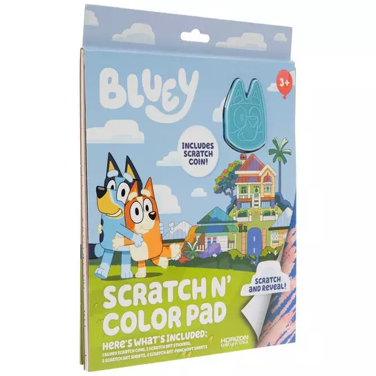 Bluey Scratch N' Color Pad, Hobby Lobby