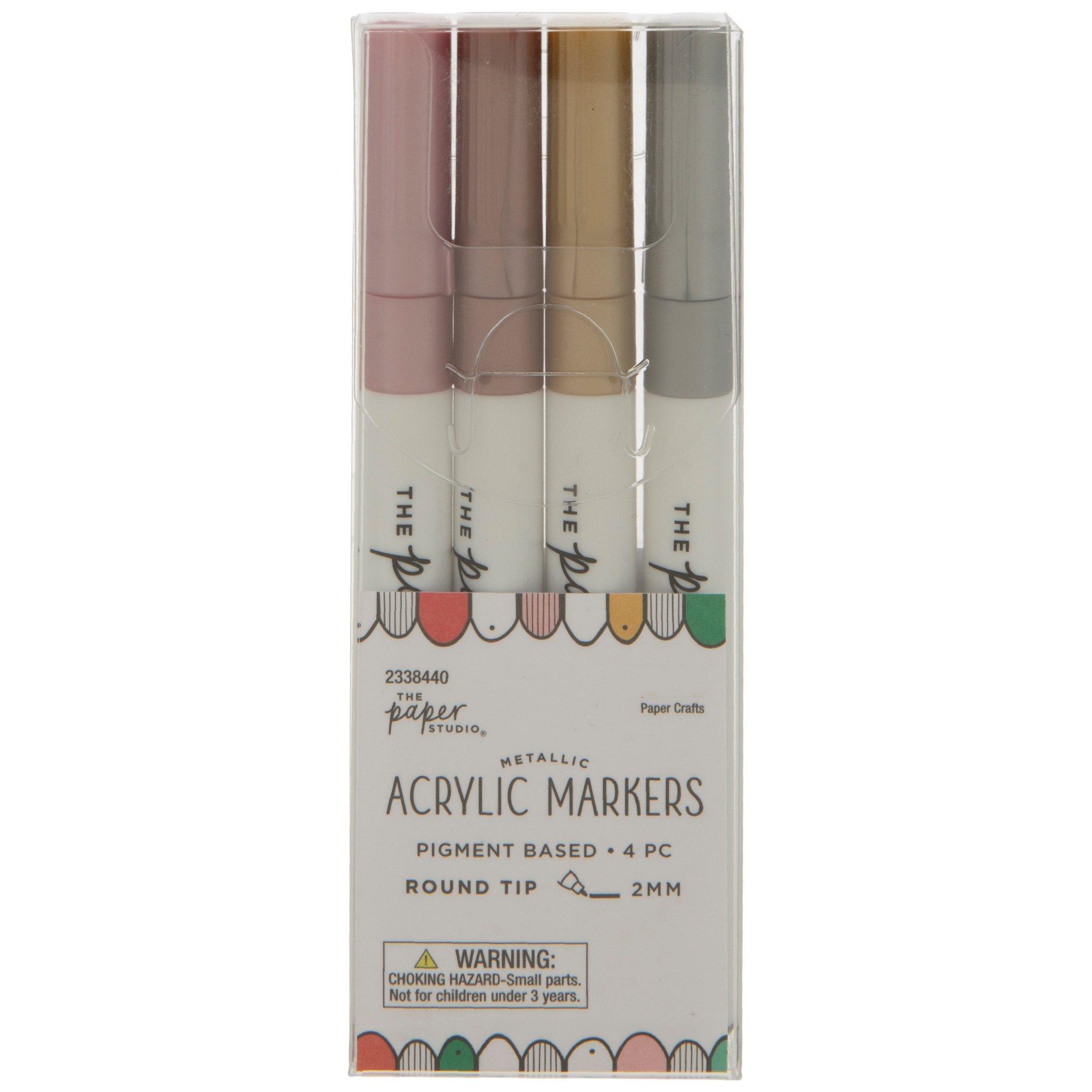 Metallic Acrylic Markers 4 Piece Set Hobby Lobby 2338440