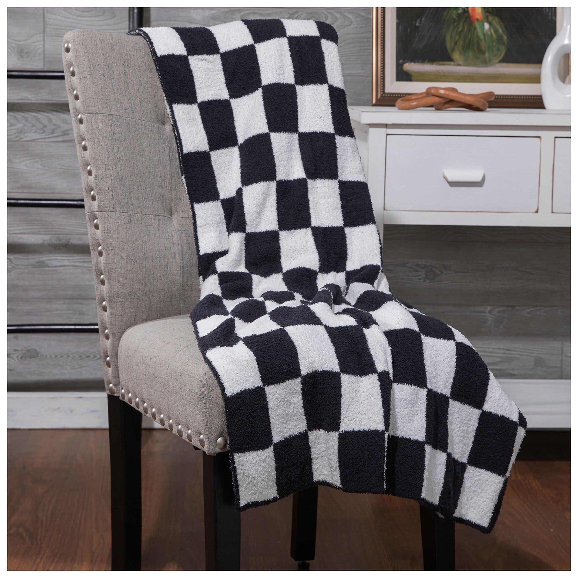 Checkerboard Curl Throw Blanket Hobby Lobby 2338465
