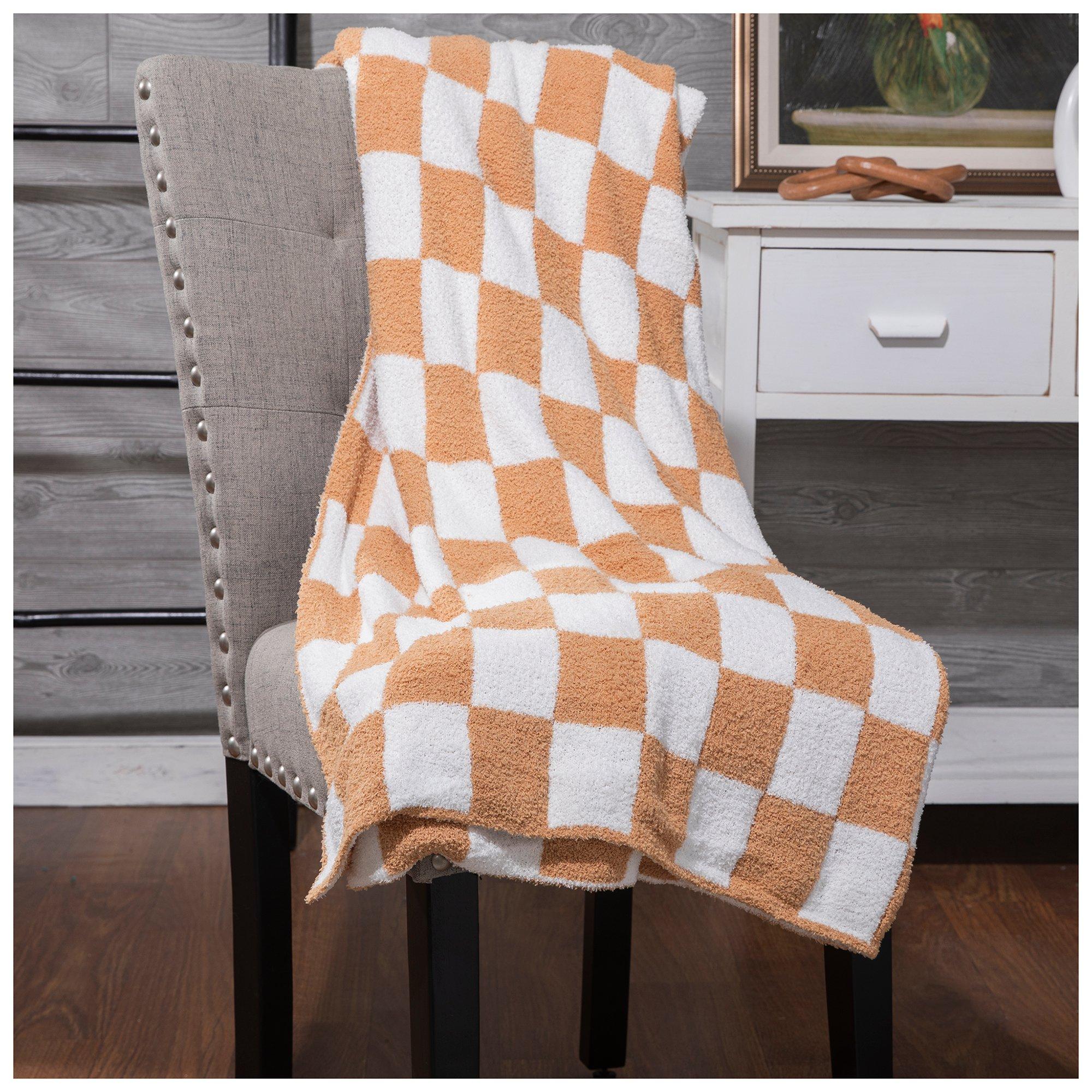 Checkerboard Curl Throw Blanket Hobby Lobby 2338473