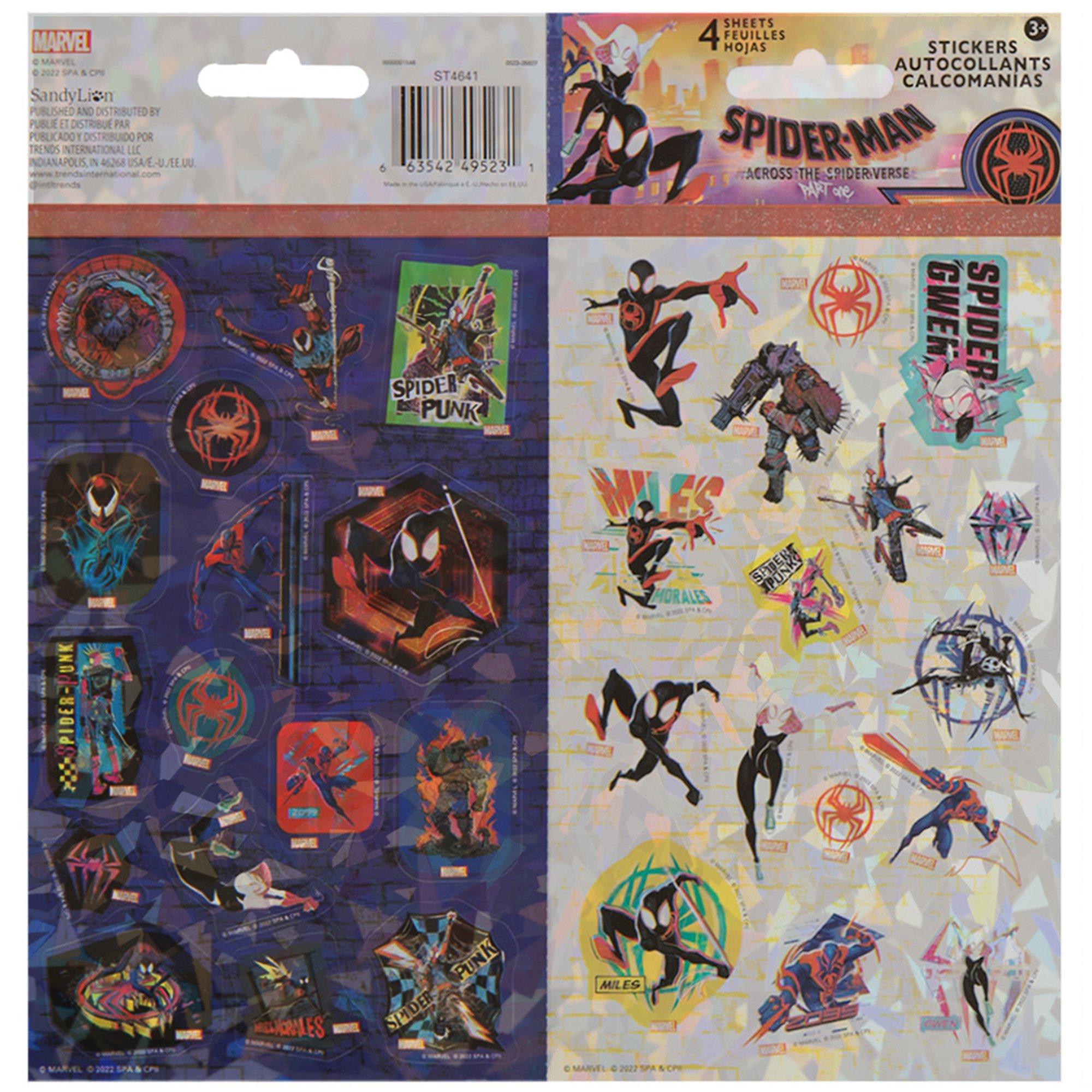 SpiderMan Across The SpiderVerse Stickers Hobby Lobby 2338523