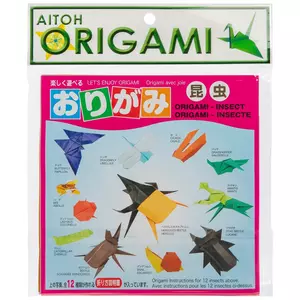Hello Hobby Origami Kit, Multicolor, 61 Pieces, Paper and Instructions  Included Unisex, Adult 