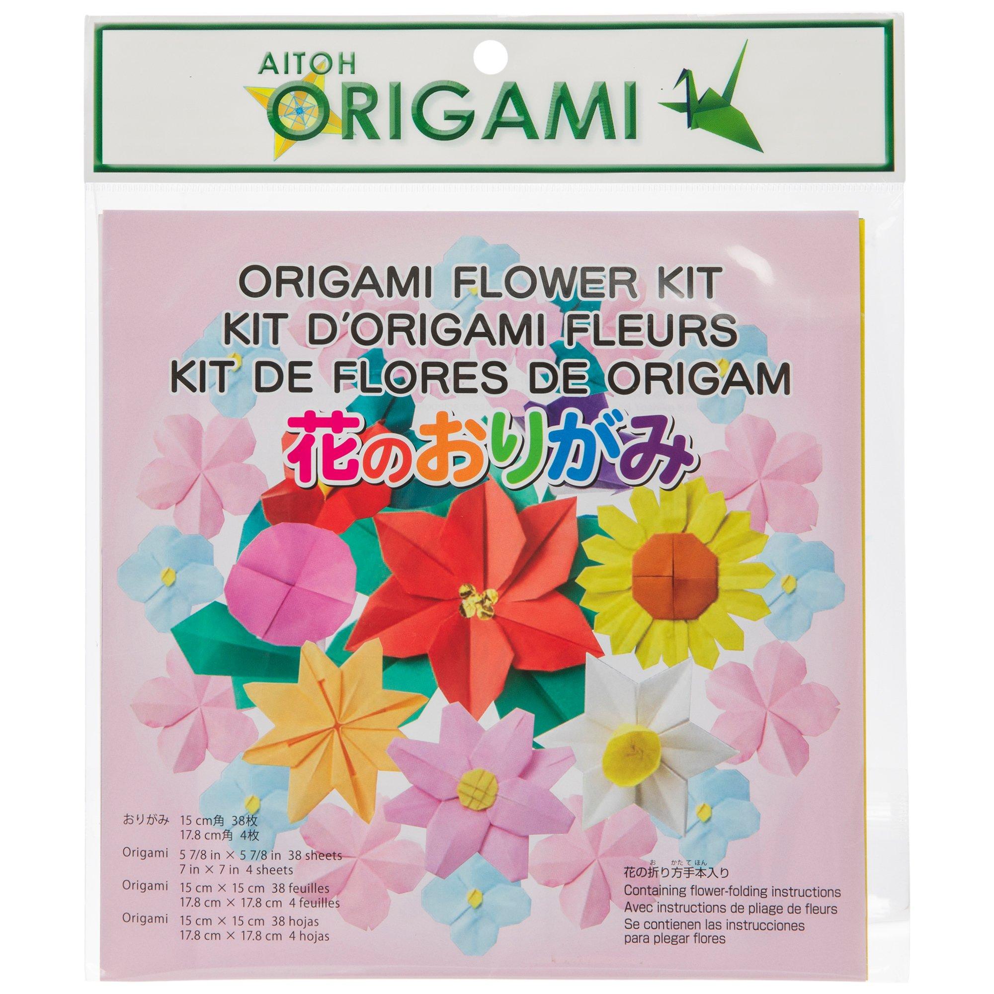 Origami Flowers Kit