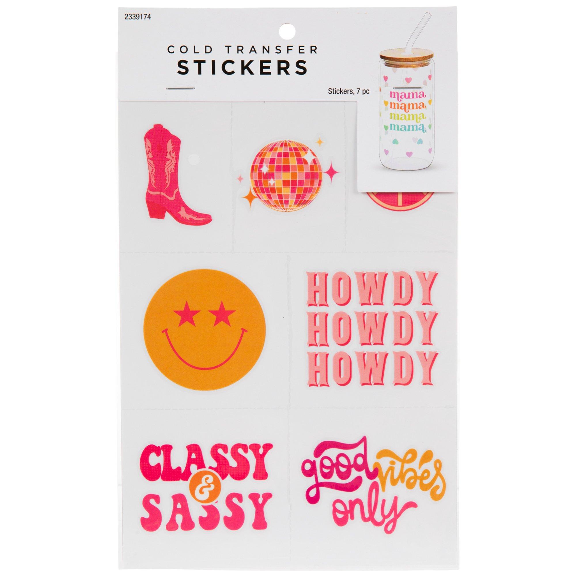 Black & White Retro Stickers, Hobby Lobby