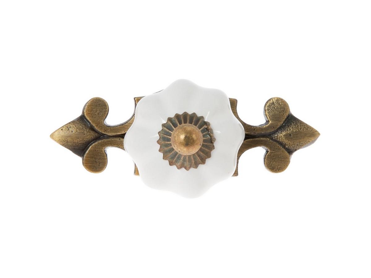 Antique Brass Melon Knob With Backplate | Hobby Lobby | 2339737