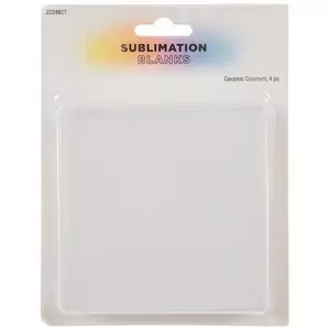 Sublimation Blank White Marble Coasters 4 - No Minimum!