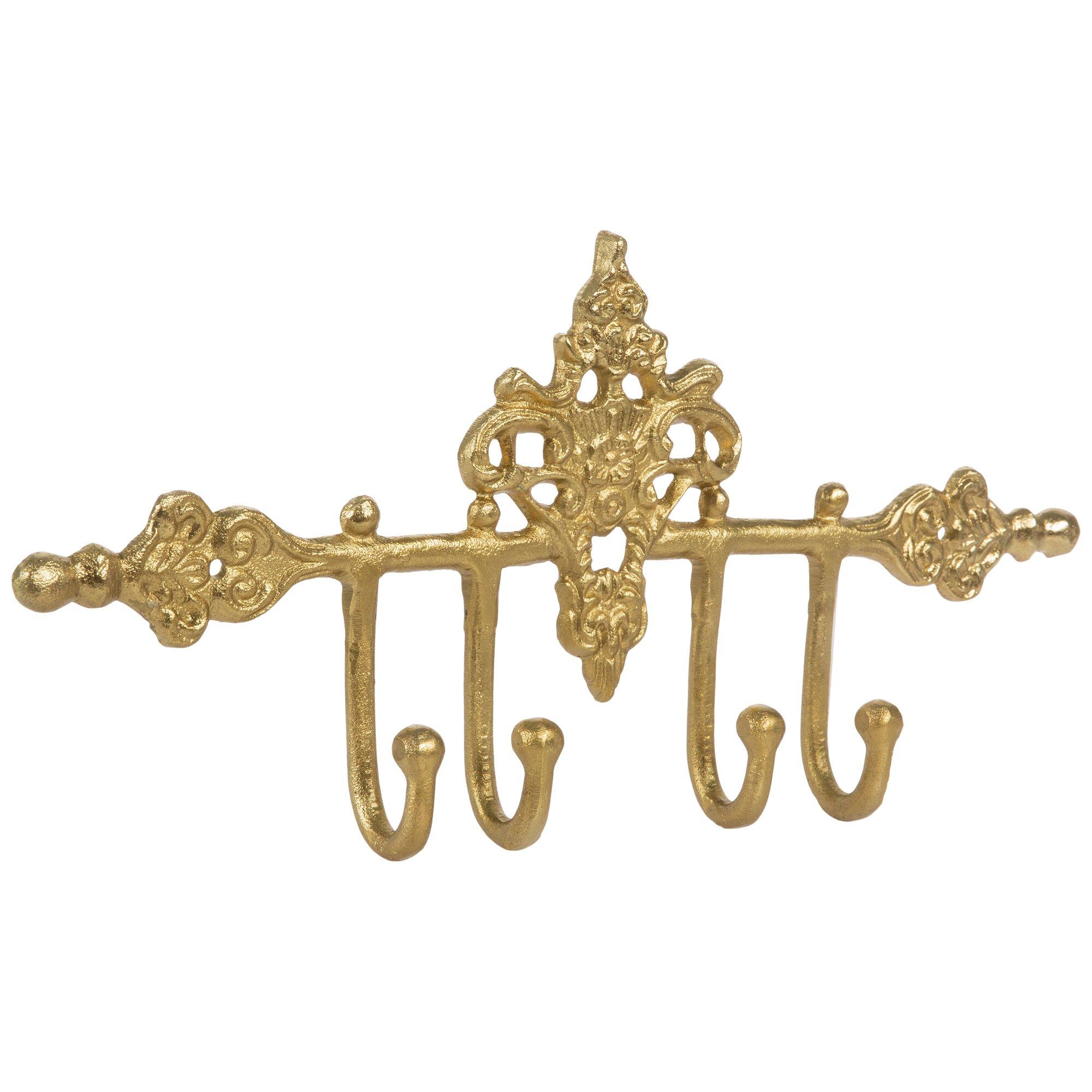 Gold Ornate Metal Wall Hook, Hobby Lobby