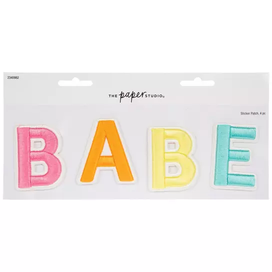 Colorful Babe Patch Stickers