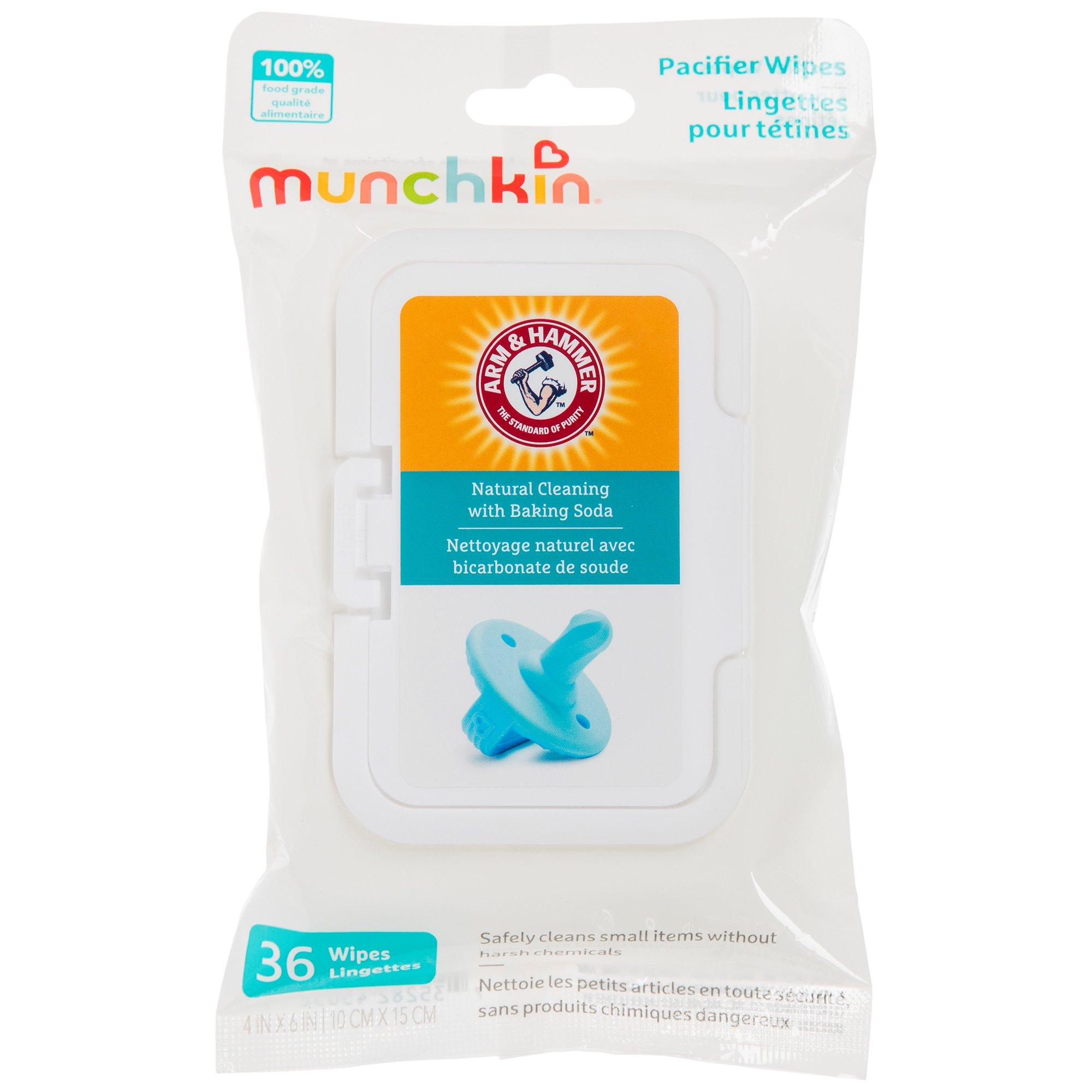 Munchkin Arm & Hammer Pacifier Wipes, 1 Pack, 36 Wipes 