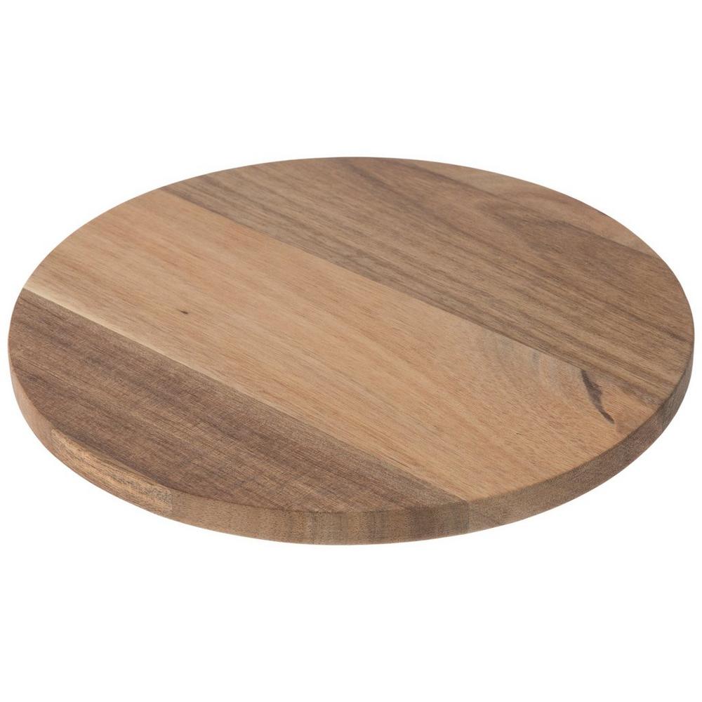 Round Acacia Trivet