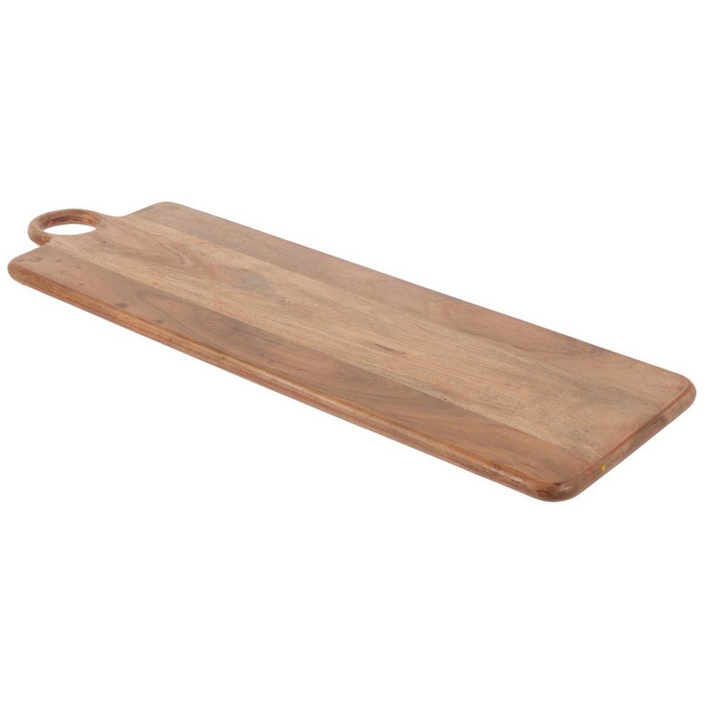 Long Acacia Cutting Board With Handle