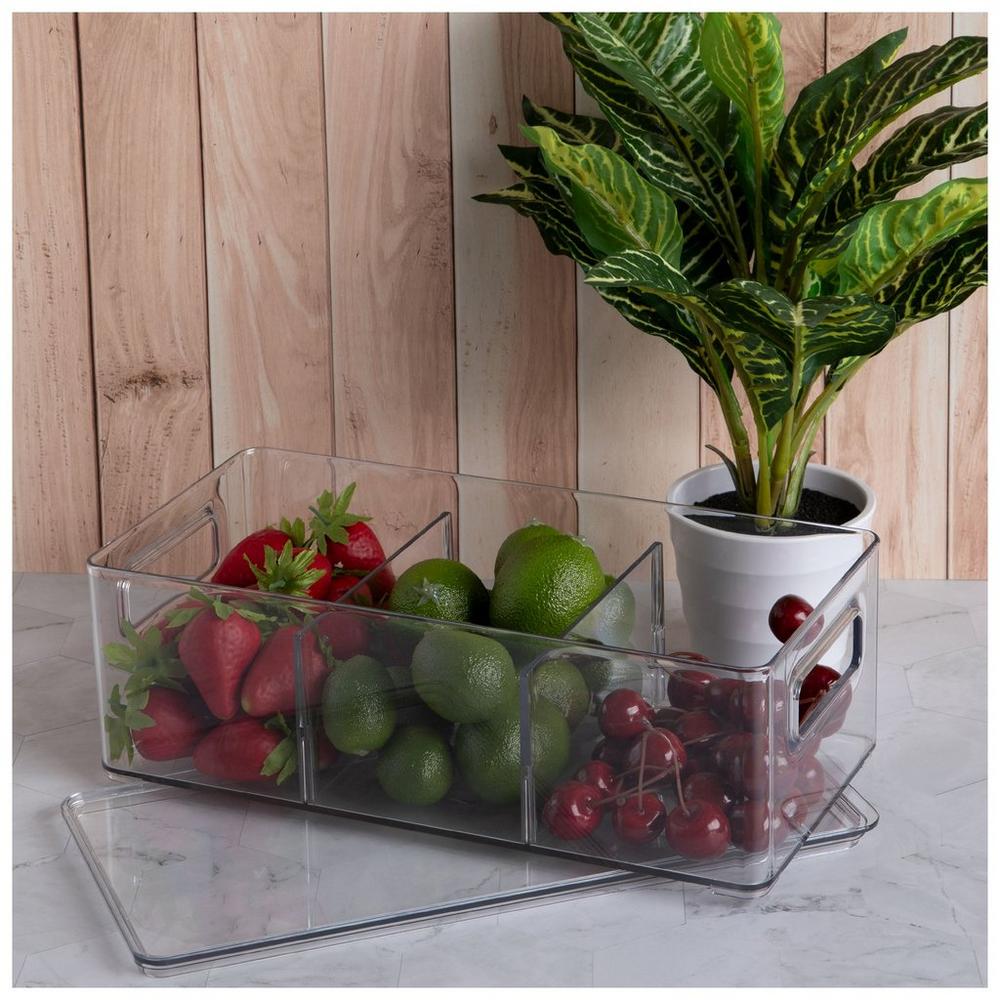 Three Section Fridge Bin