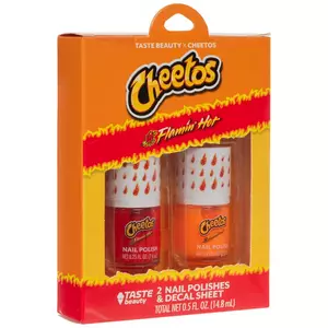 Cheetos Flamin' Hot Nail Polish Set