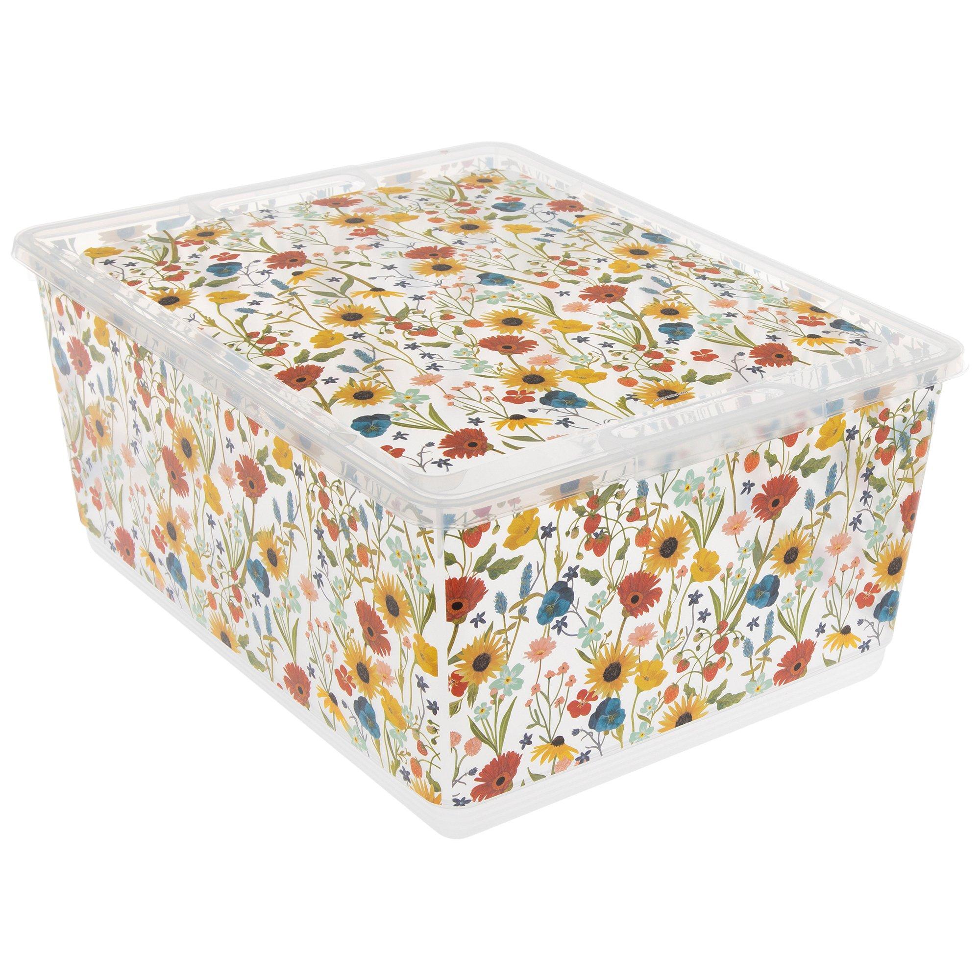 Wildflower Storage Bin | Hobby Lobby | 2347458