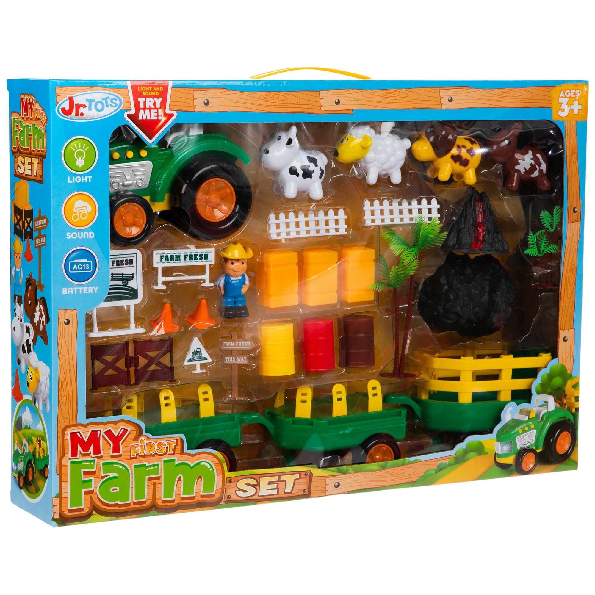 My First Wooden Stamp Set - Farm Animals - The Village Toy Store