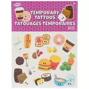 Perfect Pairs Food Temporary Tattoos