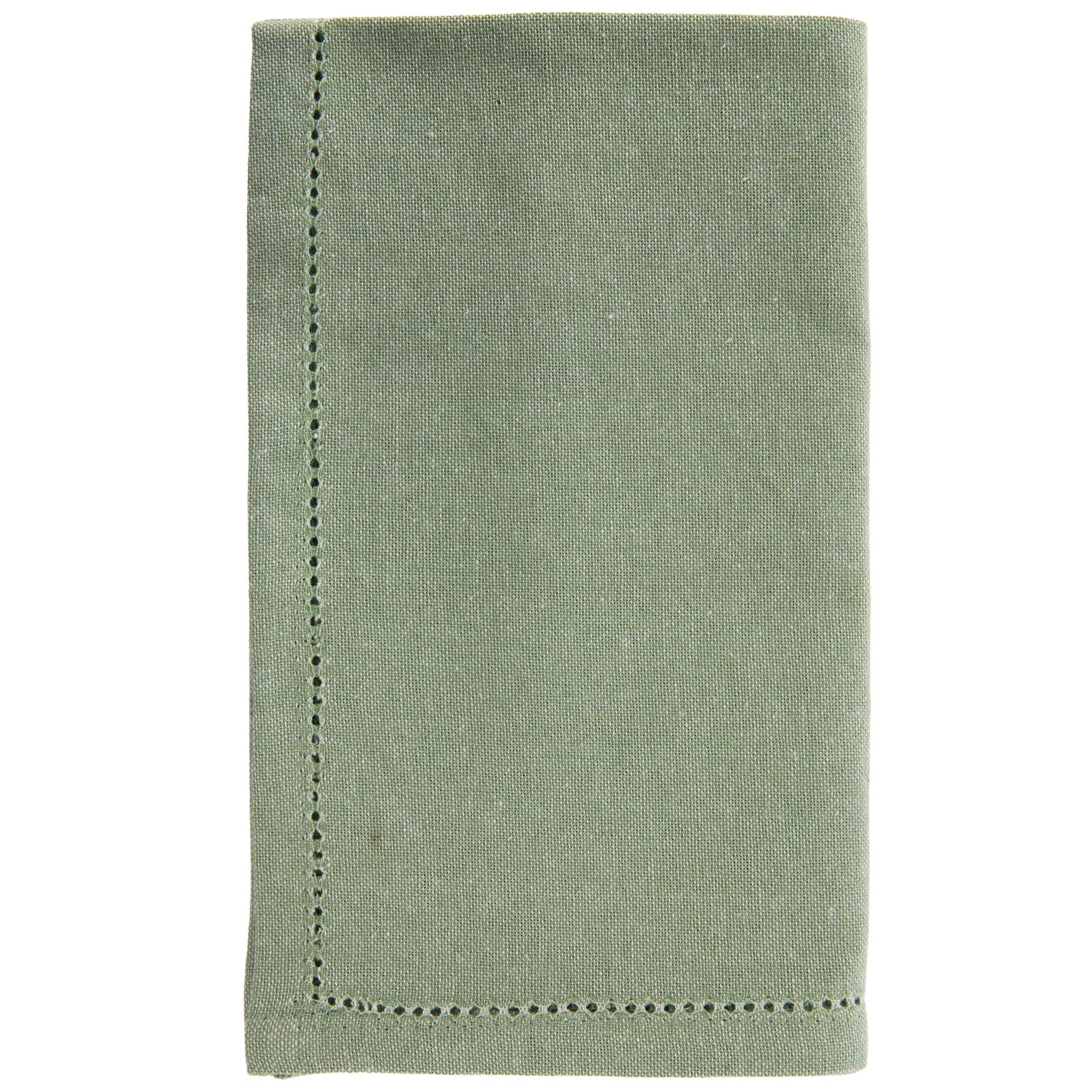 Sage Stitched Chambray Napkin Hobby Lobby 2350213