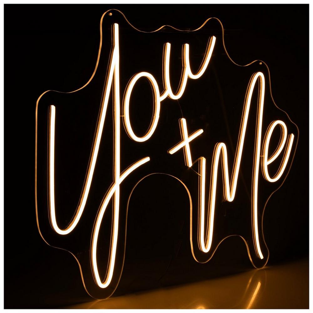 You + Me LED Neon Sign