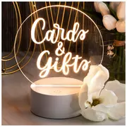 Cards & Gifts Light Up Sign