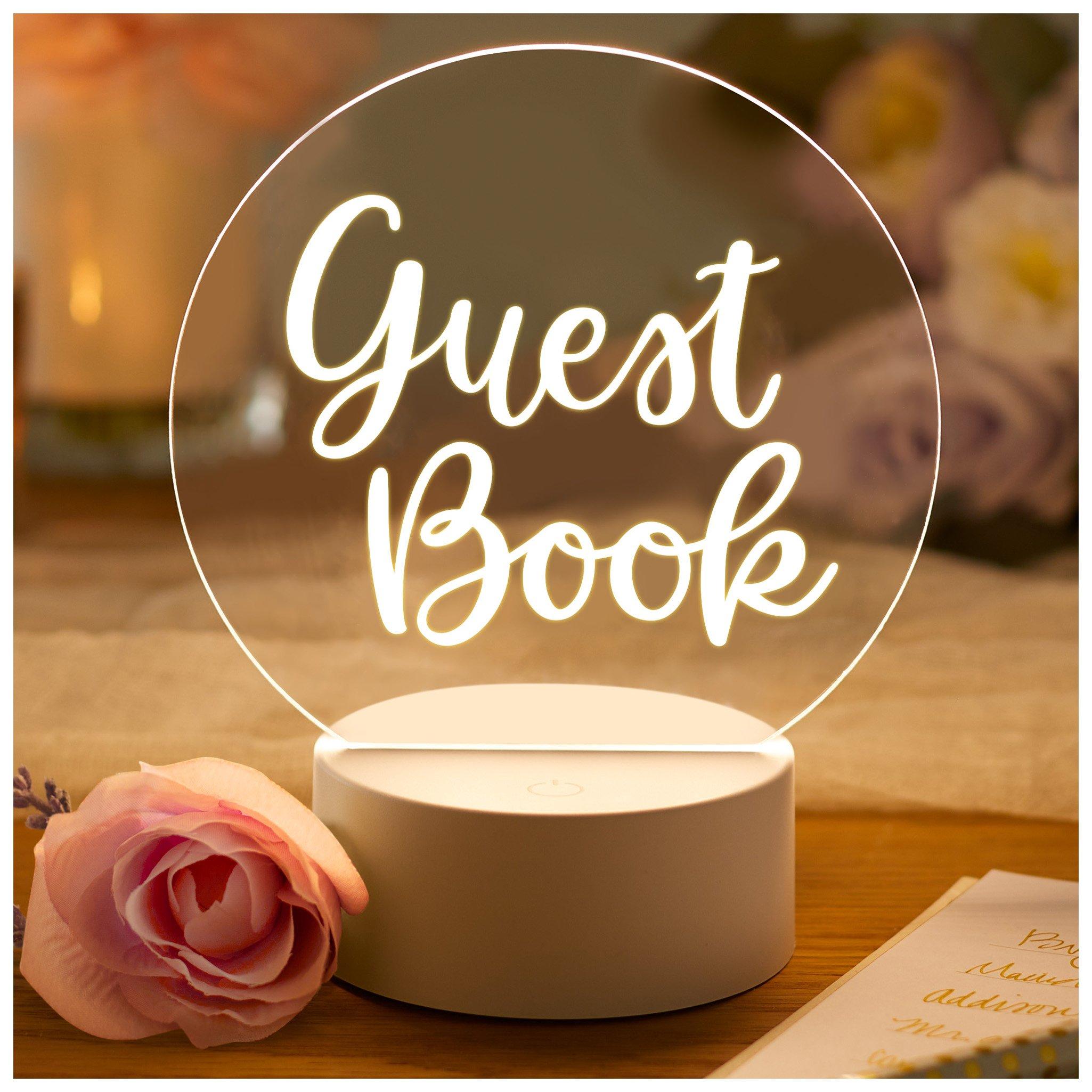 Guest Book Light Up Sign